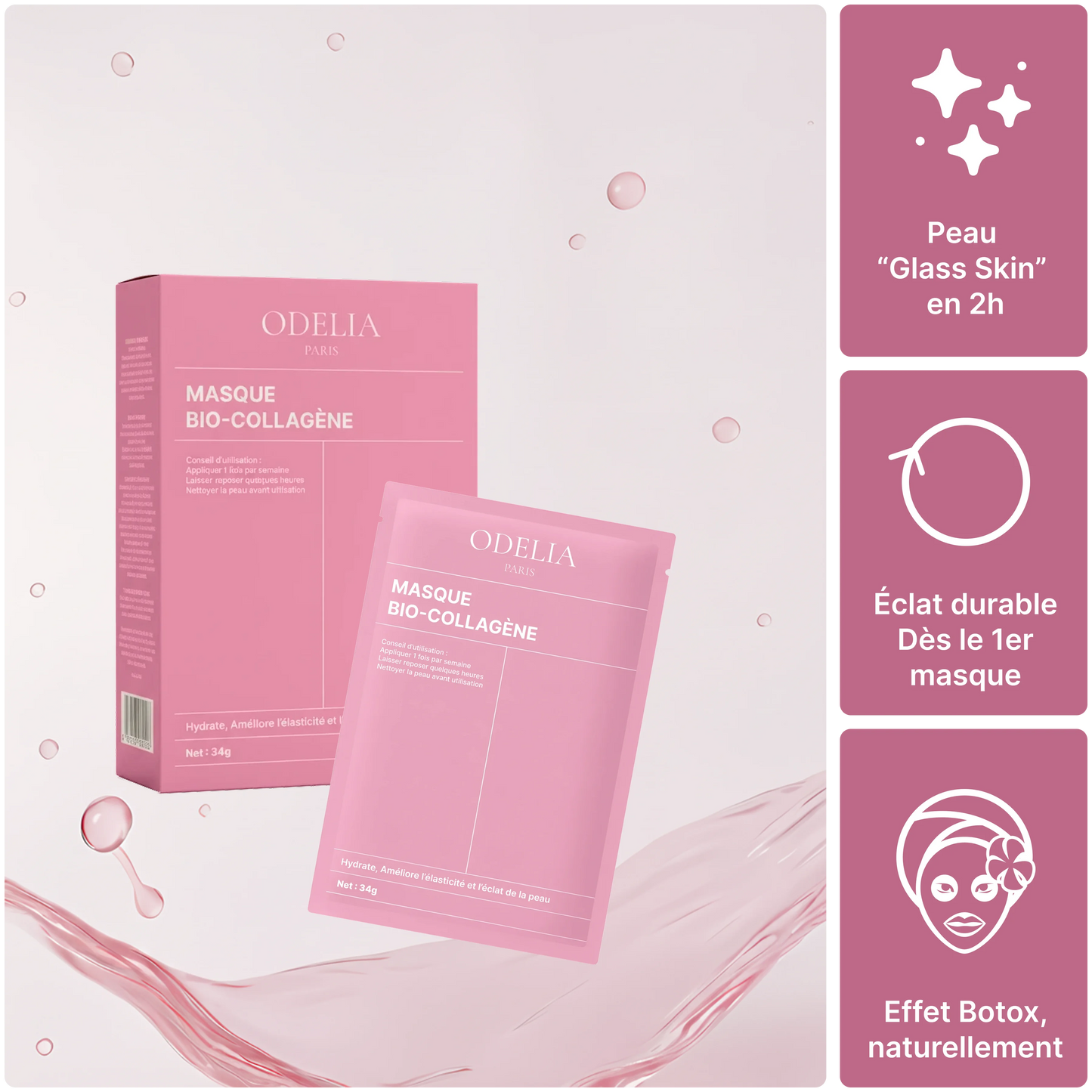 Masque Collagène Glow Up 2.0
